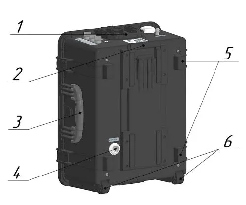 Вид Поста сзади