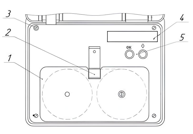 ГАНК-4С вид с открытой крышкой