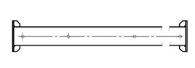 Перекладина с отверстиями (монтажная)