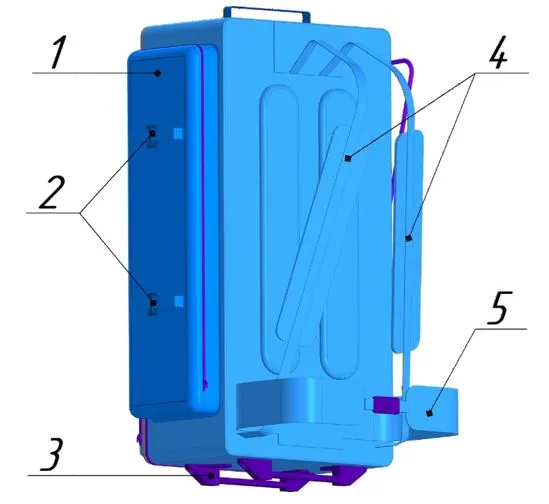 Вид ТКП со стороны переноски