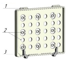 Крышка отсека датчиков газоанализатора