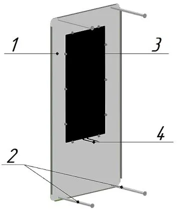 Каркас ТКП с нагревательным элементом