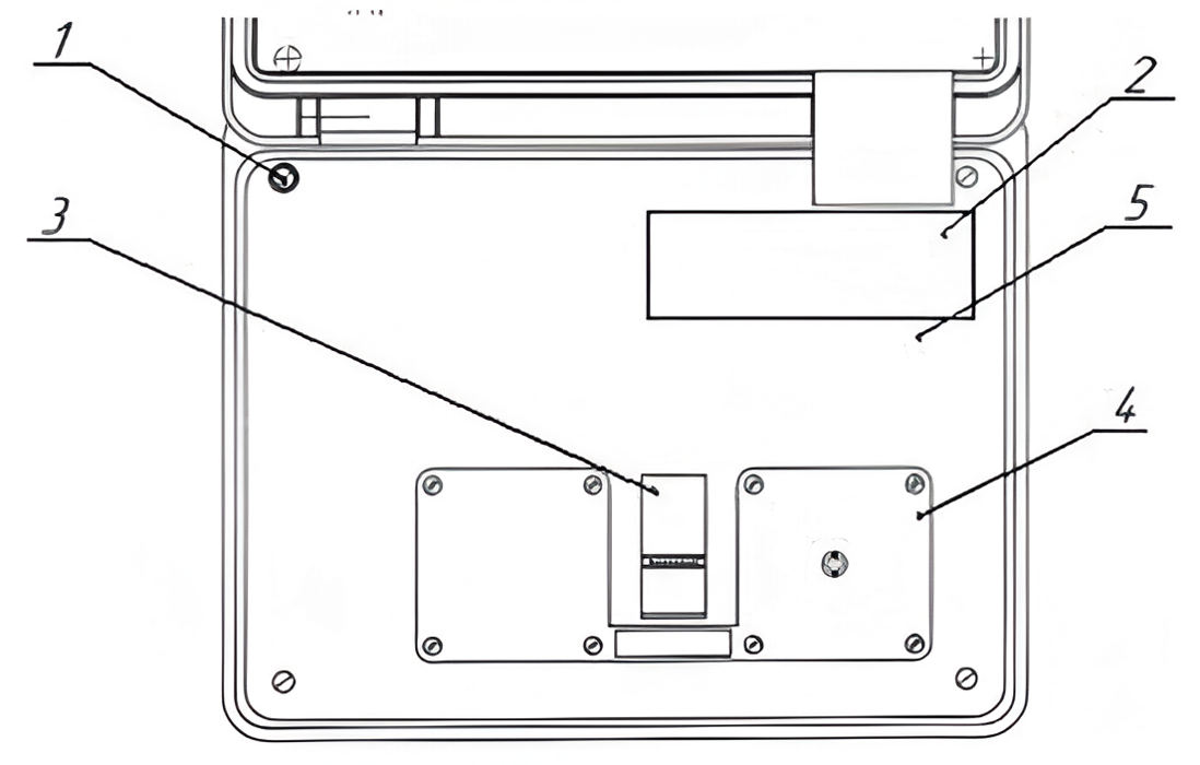 Вид с открытой крышкой ГАНК-4 (А, Р, АР)